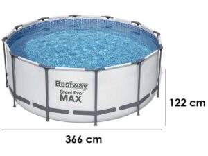 Piscina Steel Pro Max ø 366 - h 122