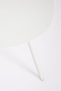 Tavolino Yvonne Sagom Bianco 77,5x73,5x45h cm