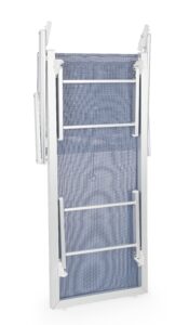 Lettino Cross Con Tettuccio Tessuto Blu Mix