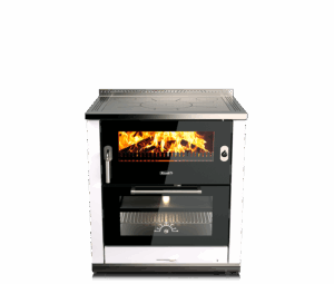 Cucina a legna ML 80 Lux Bianco Perla Rizzoli
