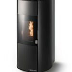 Stufa a pellet Arianna 10  Maiolica Nera