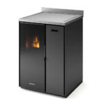 Cucina a pellet Economica Nera