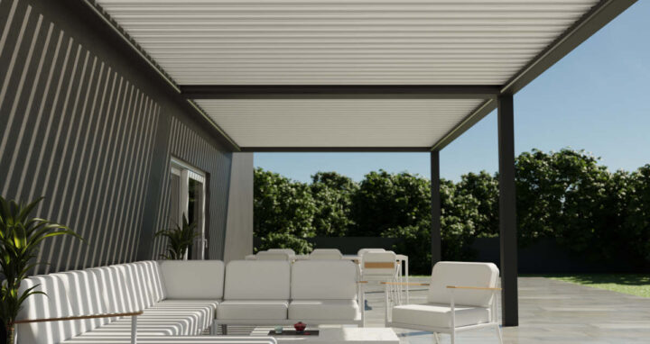 Pergola bioclimatica smart: Climatika ti porta nel futuro