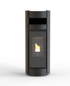 Stufa a Pellet Moma Supreme Nero Opaco