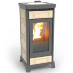 Stufa a Pellet Kokkola Plus Maiolica Beige