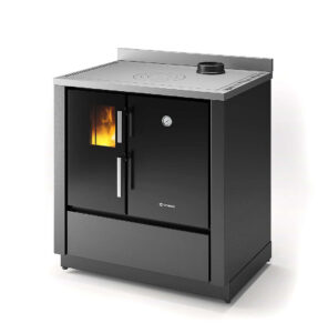 Cucina a legna Trilli 80 Nera CS Thermos