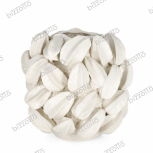 Vaso Carambola Bianco H31