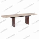 Tavolo Allungabile Mailis 180/260X90 Noce/Travertino