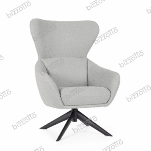 Poltrona Girevole Hailey Grigio