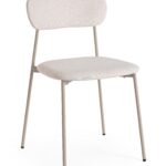 Sedia Inka Tortora in Acciaio e Poliestere