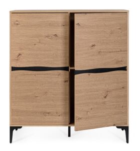 Mobile Alto 2A Melys Natural Nero 100X115H