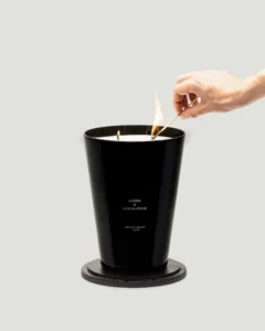Candela Profumata XXL Amber & Sandalwood 4 Stoppini 3,5 kg