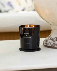 Candela XL A 3 Stoppini 600GR. Amber & Sandalwood