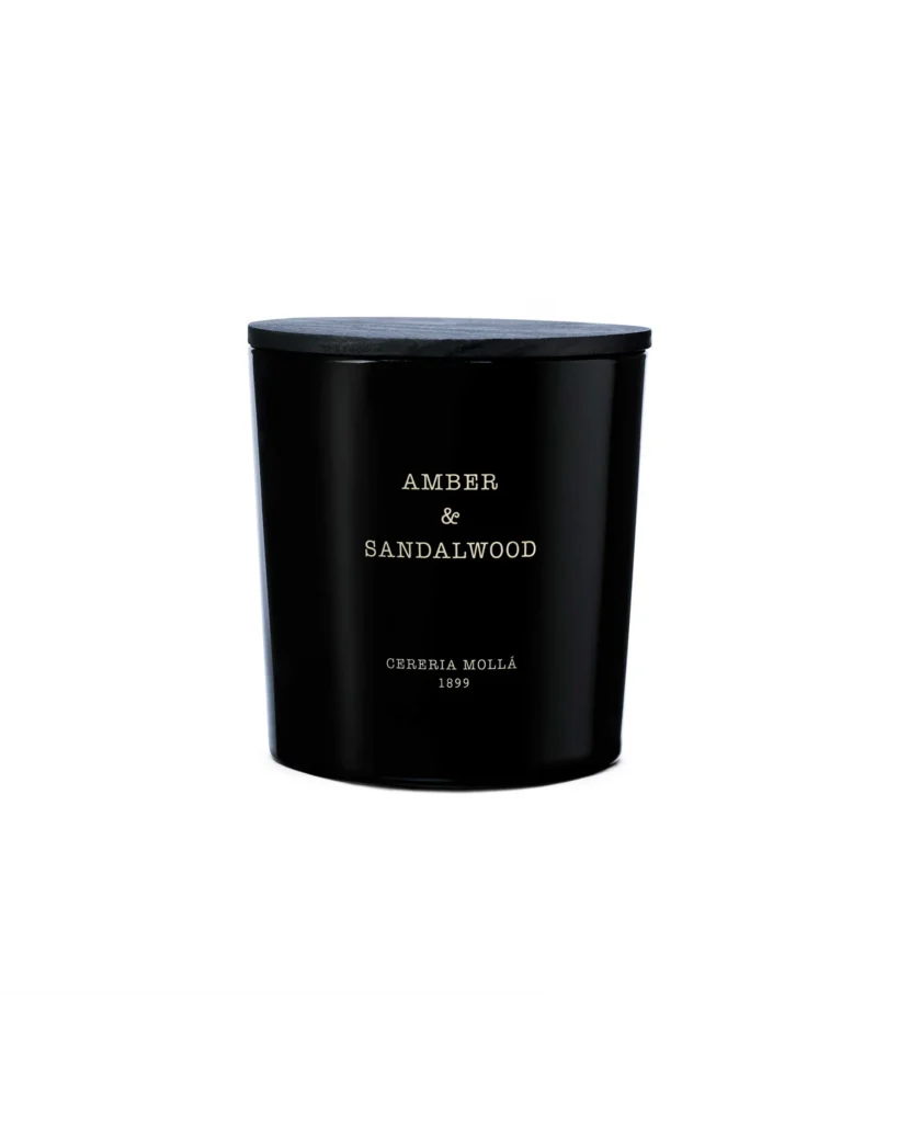 Candela XL A 3 Stoppini 600GR. Amber & Sandalwood