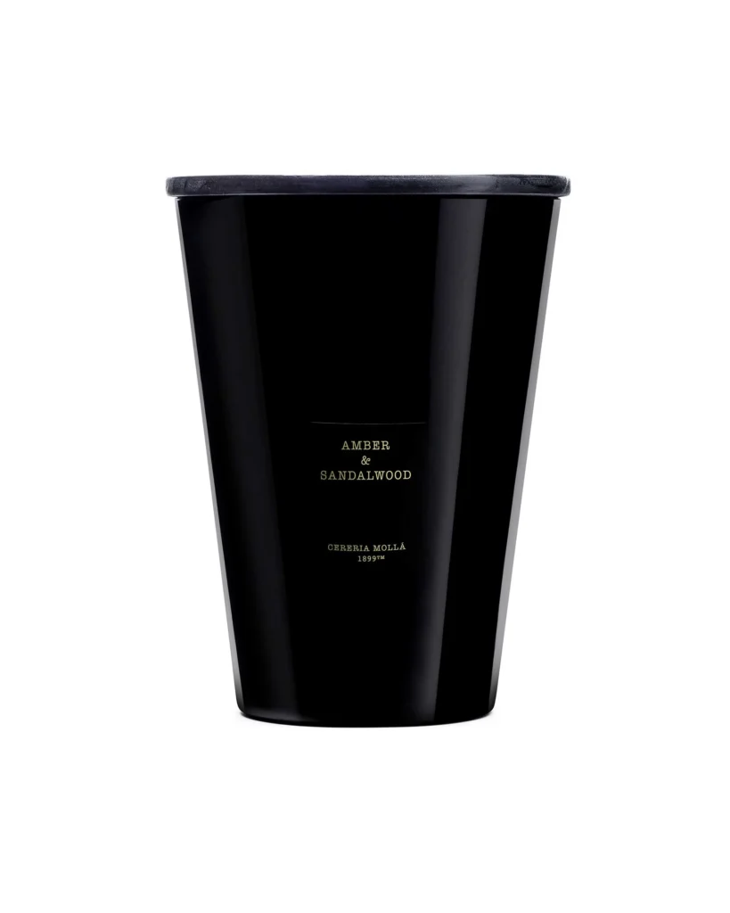 Candela Profumata XXL Amber & Sandalwood 4 Stoppini 3,5 kg