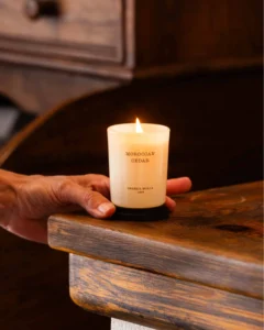 Mini Candela Moroccan Cedar