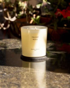 Candela XL A 3 Stoppini 600GR. Velvet Wood