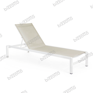 Lettino Impilabile Con Ruote Konnor Bianco New