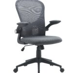 Poltrona Ufficio Con Braccioli Kempton Grigio