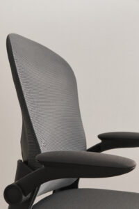 Poltrona Ufficio Con Braccioli Kempton Grigio