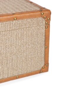 Baule Wilfred beige marrone small