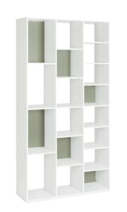 Libreria Artic Bianco - Verde Salvia