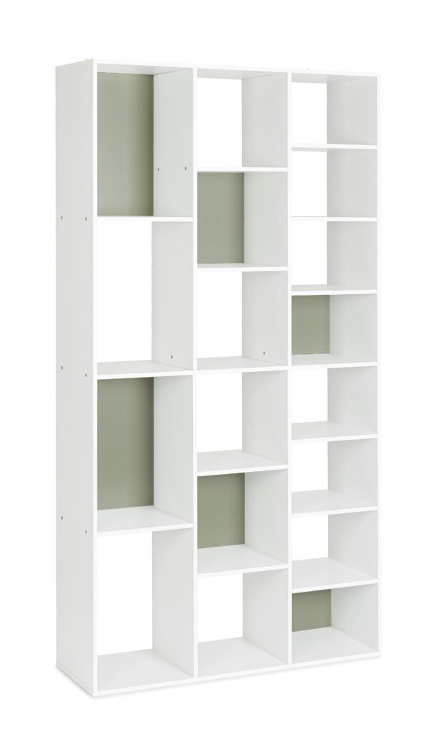Libreria Artic Bianco - Verde Salvia