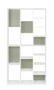 Libreria Artic Bianco - Verde Salvia