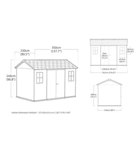 Keter Casetta Giardino Apex 7511/1175 Signature Walnut