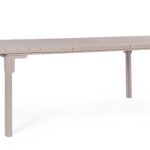 Tavolo Allungabile giardino Sarita 180-240x90 Tortora