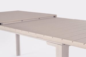 Tavolo Allungabile giardino Sarita 180-240x90 Tortora