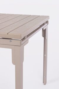 Tavolo Allungabile giardino Sarita 180-240x90 Tortora