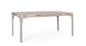 Tavolo Allungabile giardino Sarita 180-240x90 Tortora