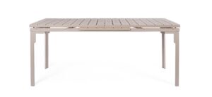 Tavolo Allungabile giardino Sarita 180-240x90 Tortora