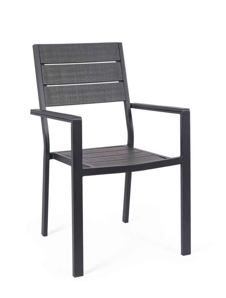 Sedia giardino Con Braccioli Sarita Antracite