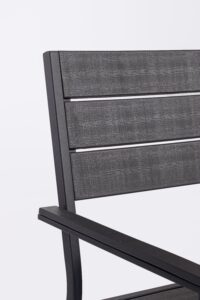 Sedia giardino Con Braccioli Sarita Antracite