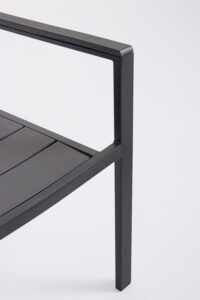 Sedia giardino Con Braccioli Sarita Antracite