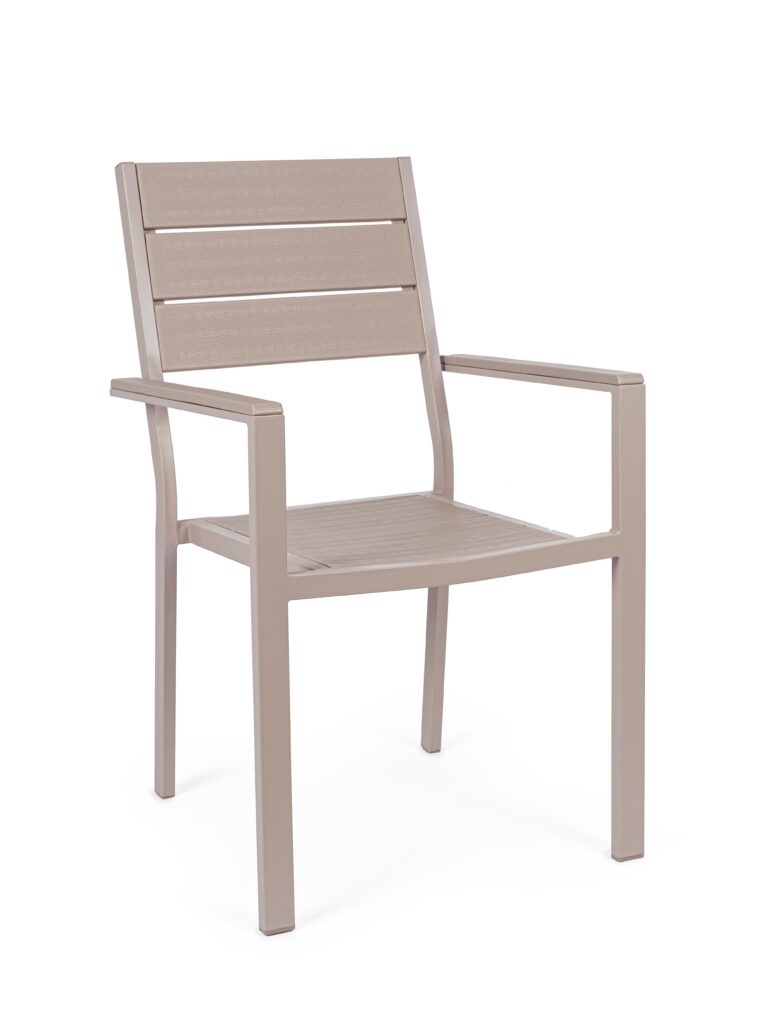 Sedia Con Braccioli Sarita Tortora