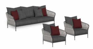 Salotto FRAME Talenti: Divano 3 Posti + 2 Poltrone Living